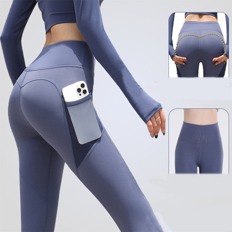 Leggings sans couture de Sport de gymnastique taille haute