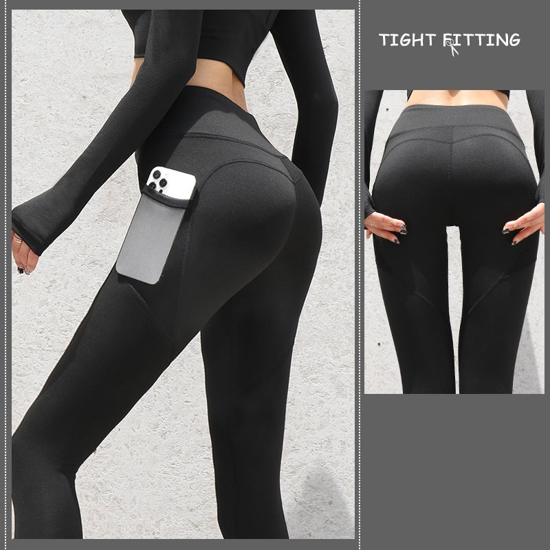 Leggings sans couture de Sport de gymnastique taille haute