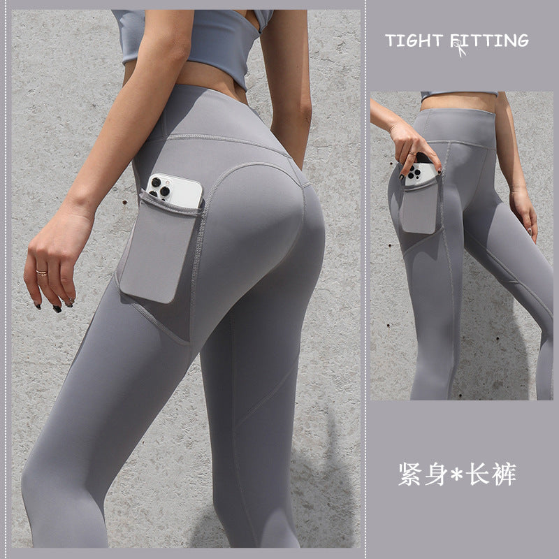 Leggings sans couture de Sport de gymnastique taille haute