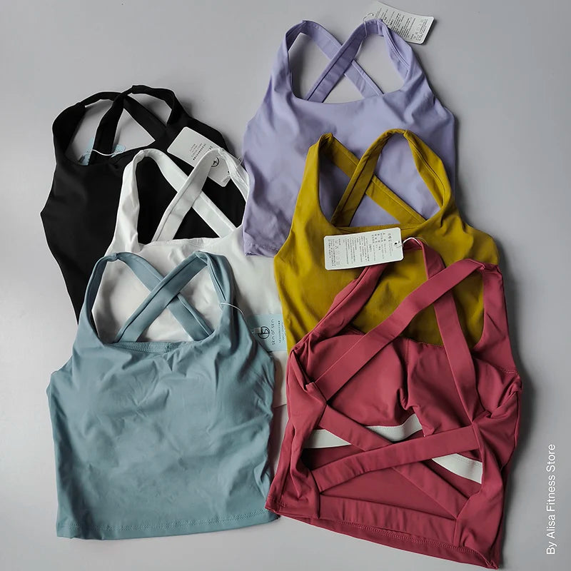 Ensemble de Yoga 2 pièces pour femmes, soutien-gorge de sport d'entraînement, vêtements de sport, Fitness, manches longues, haut court, short taille haute, combinaisons de sport